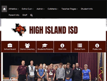 Tablet Screenshot of highislandisd.com